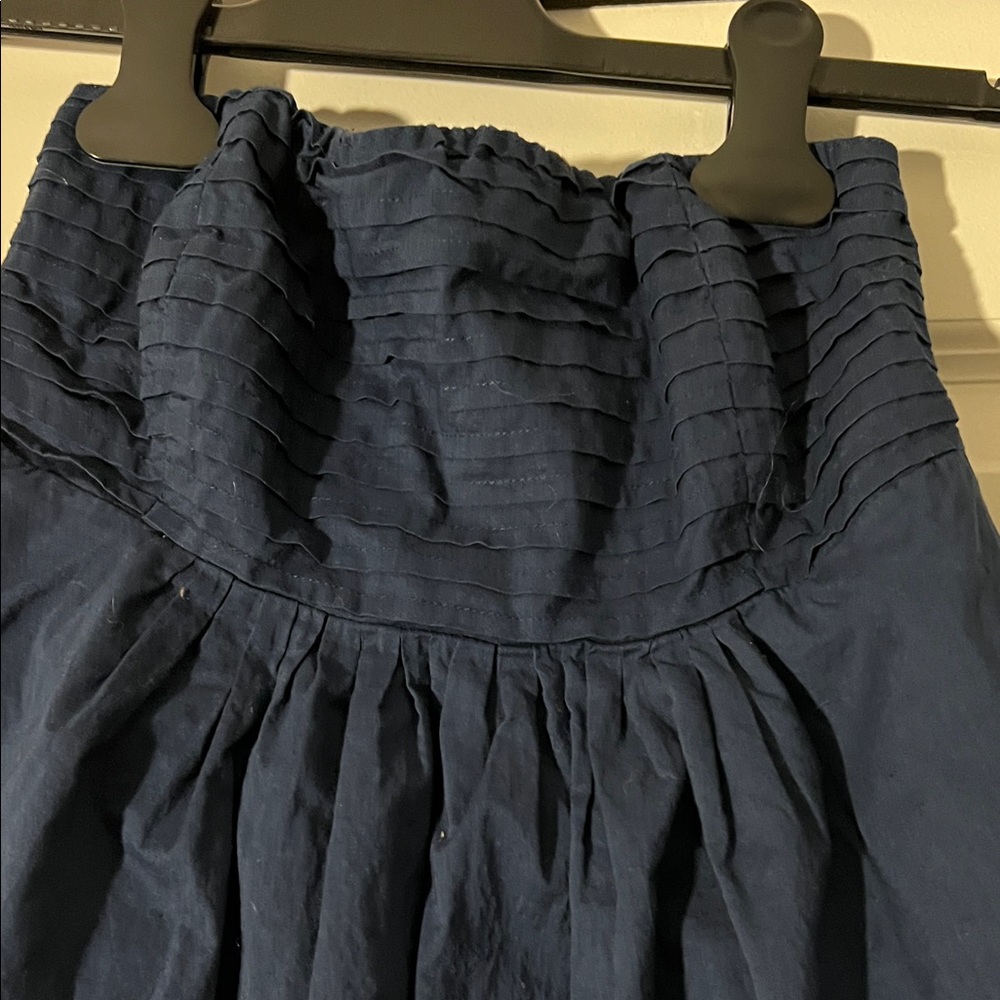 J. Crew Dark Blue strapless dress